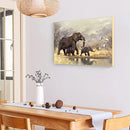Diamond Painting Elephant Mom and Son Full Round Drill DIY Picture Home Decor