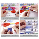 Thread Kits Plastic Storage Sewing Tools Floss Winder Embroidery Organizer Box