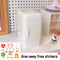 #A Creative Refrigerator Shape Pen Holder Pencil Pot Plastic Stationery Desk Tid