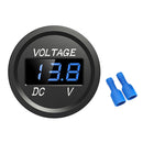 D1 Car Motorcycle DC 12-24V Digital Panel Voltmeter Voltage Meter (Blue) Newly