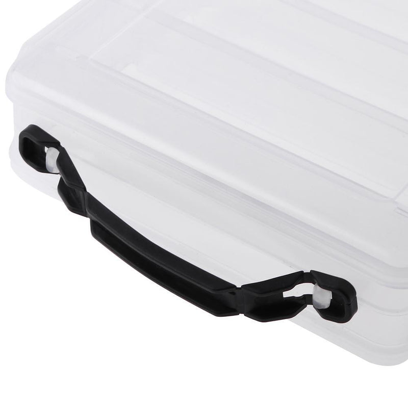 Double Sided 5+5 Compartment High Strength Clear Plastic Fishing Bo