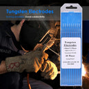10pcs/set WY20 Yttrium Tungsten Electrode Welding Rods Needle (1.0x150mm)