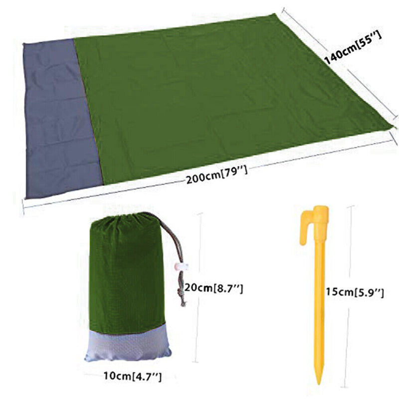 Waterproof Camping Mat Portable Outdoor Beach Folding Blanket Picnic Ground M