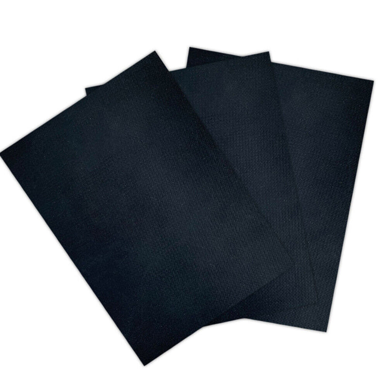 4x Paddle Board PVC Patches Glue Kit Waterproof Kayak Repair Patch (Black)
