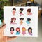 Cartoon Girls Drilling Full Around Diamond Painting - Embroidery - Double Sided - On