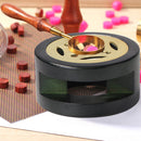Wood Sealing Wax Furnace Stove Wax Seal Melting Warmer Heater DIY Art Crafts