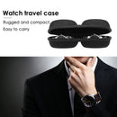 #A Round Watch Protection Box Portable Watch Case Double Dent Fits All Wristwatc