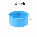 Dish Silicone Cake Pan Tray Muffin Mousse Mould Round Pattern Pudding Mold