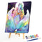 Girl White Horse 40x50cm Oil Paint By Numbers Picture DIY Modern Wall Art Newly
