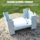 Outdoor Mini Folding Portable Oven Picnic Camping Solid Fuel Alcohol Stove Newly