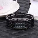 Lovers Steel Blue Luminous LED Electronic Display Watch (Black)(Men) Newly