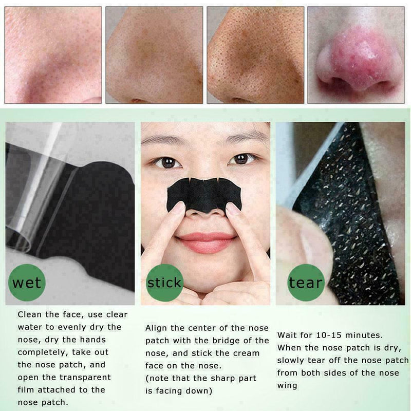 Unisex Nose Strips Deep Pore Cleansing Paste Blackhead 10 M1Y7 Pcs/Box A0A0 V7N3