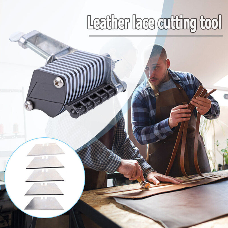 Leather Tabletop Lace Cutter for Striped Braid Lace for Making Clothes Machine