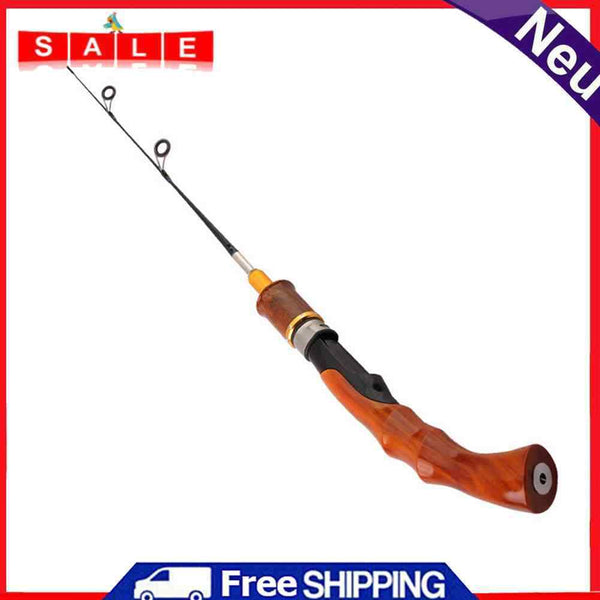 Portable Fiberglass Ice Fishing Rod Outdoor Angling Spinning Winter Fishing Pole