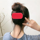 2pcs Hair Stickers Bangs Clip Seamless Hair Holder Hair Gripper (Ellipse)