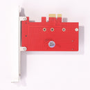 PCI-E X1 to M.2 NGFF SSD Adapter Riser Support M.2 key B/M PC Expansion Card Kit
