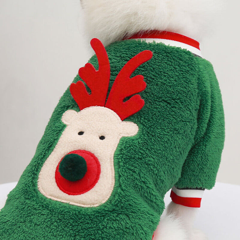 Christmas Costumes Dog Outdoor Clothing Soft Breathable Cat Sweater Pet Supplies