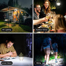 #A Portable 4 Modes LED Lanterns Type-C Rechargeable Waterproof Camping Lamp Tor