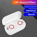 Y50 TWS Earbuds Bluetooth-Compatible Wireless Sport Headphones (White Red)
