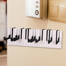 Wall Mounted Towel Hook Hanger Piano Keys Clothes Storage Organizer Rack Shelf
