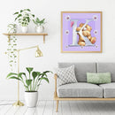Diamond Painting Letter Bear 5D DIY Full Drill Round Cartoon Art (B1064)