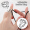 Wear Thimble Yarn Guides Knitting Ring Fish Bone Shape Sewing Crochet Loop