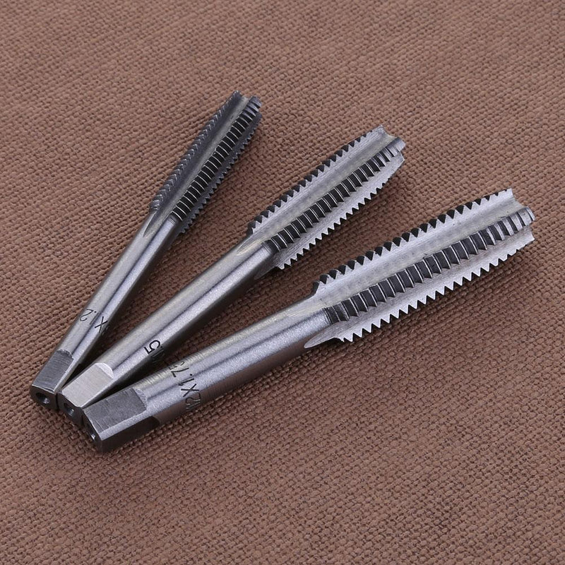7pcs M3 M4 M5 M6 M8 M10 M12 HSS Machine Thread Metric Plug Tap Drill Bits Newly