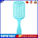 Hollow Hair Brush Scalp Massage Comb Hairdressing Styling Hairbrush (Green)