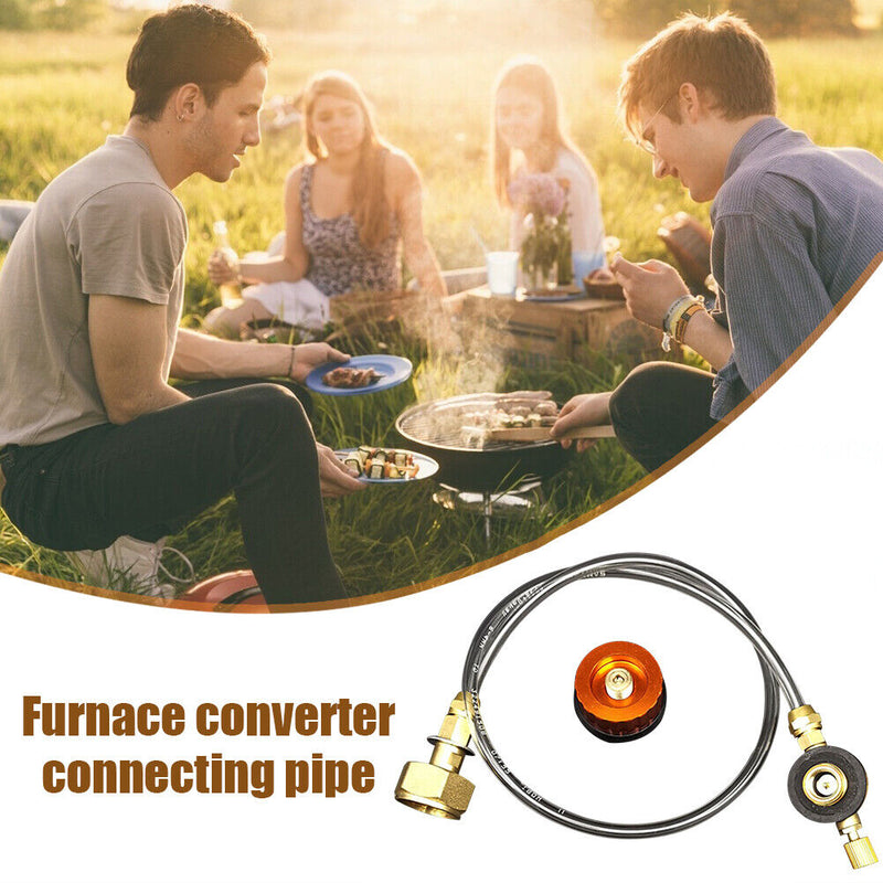 Outdoor Camping Gas Stove Refill Adapter for Cylinder Tank Coupler Equipment