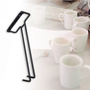 Iron Wine Rack Glass Holder Hanging Bar Shelf Organizer Home Bar Kitchen To