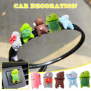 5stk Auto Dekoration Niedlichen Cartoon Tiere Actionfiguren Ornament Neu.
