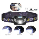 Super Bright Waterproof Head Torch Headlight USB Rechargeable LED Headlamp hot.