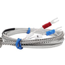 M12 K Thermocouple Thread Temperature Sensor Compression Spring Shielded Wire