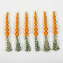 2022 Rope Tassel Radish Beads String Wooden Beaded Pendant Home Decor Craft H0J2