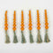 2022 Rope Tassel Radish Beads String Wooden Beaded Pendant Home Decor Craft H0J2