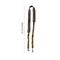 2pcPolyester Camping Shoulder Strap Multiple Metal Hanging Loop DesignKhaki