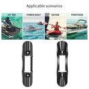Kayak Canoe Surfboard Paddle Clips Holder with Screws Plastic Oar Fixing Bu