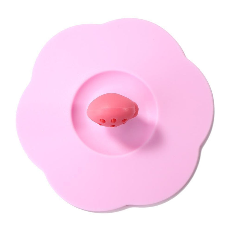 Torx Silicone Cup Cover Heat-resistant Leakproof Reusable Cartoon Lid (Ice)