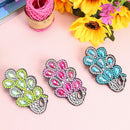 3pcs Peafowl DIY Full Drill Diamond Painting Hairpin Elegant Girls Hair Clips