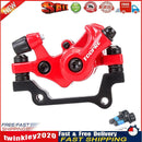 Bike Mechanic Disc Brake Caliper Brake Pad Rotors MTB Parts (Red Rear) Newly