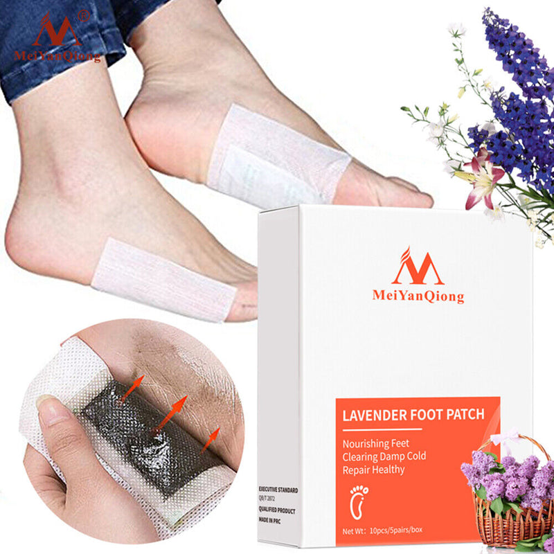 Anti-edema Lavender Foot Pad Stress Relieve Feet Treatment Body Toxins Clea