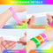 1600 DuPont paper bracelets 6 colors (red orange yellow green pink bl)