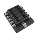 for Truck Boat Bus Blade Fuse Holder Block Fuse Box Plastic Cover Car Accessory