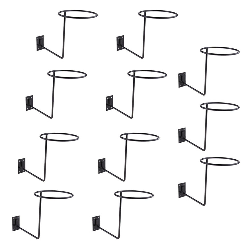 11x Wandmontierter Motorradhelm Jackenständer Perückenständer mit Schrauben
