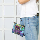 DIY Special Shaped Diamond Painting Chain Clutch Leather Shoulder Messenger Bag