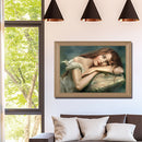 Girl and Lizard Oil Paint By Number Kit DIY Acrylic Painting on Canvas Fram