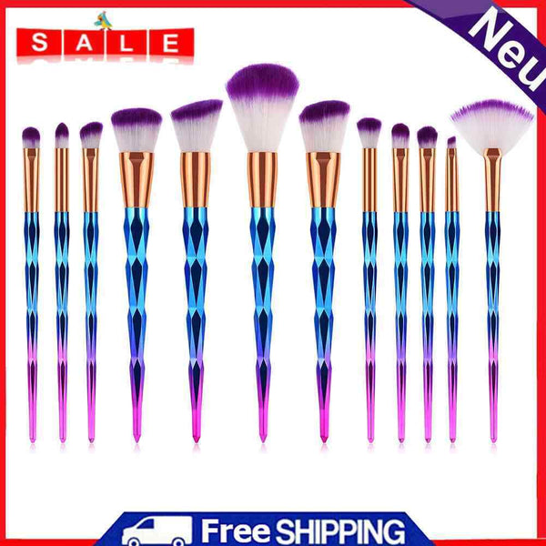 12pcs Makeup Brushes Foundation Contour Blush Powder Face Beauty Cosmetic Tool
