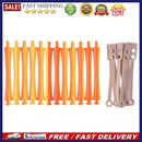 12pcs Perm Bar Rubber Band Hair Curler Hairdressing Tool(Random Color/3