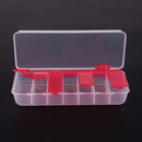 Large Travel Pill Cases Portable 7-Day Medicine Box Tablet Container(Red)