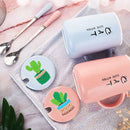 1 Set Camel Cactus Shape DIY Diamond Painting Stickers Cup Phone Book Decor Gift